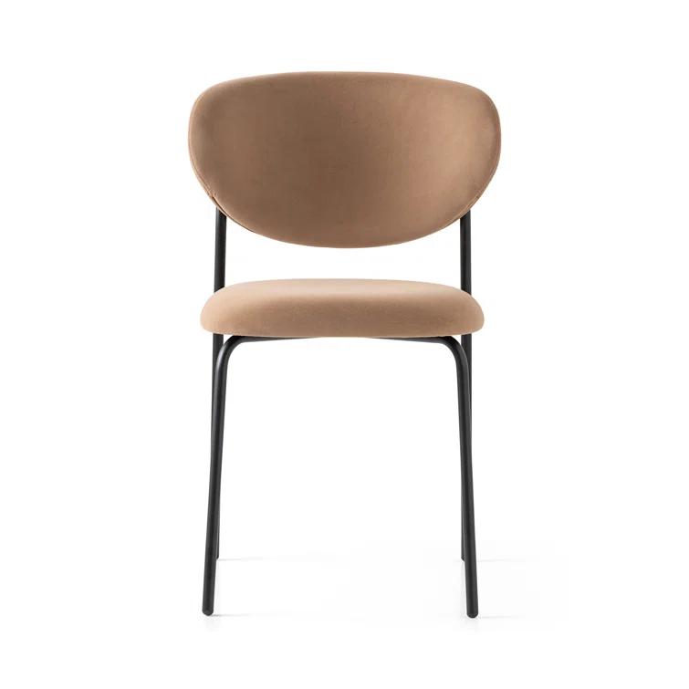 Cozy Upholstered Chair with Metal Frame