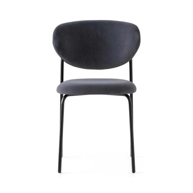 Cozy Upholstered Chair with Metal Frame