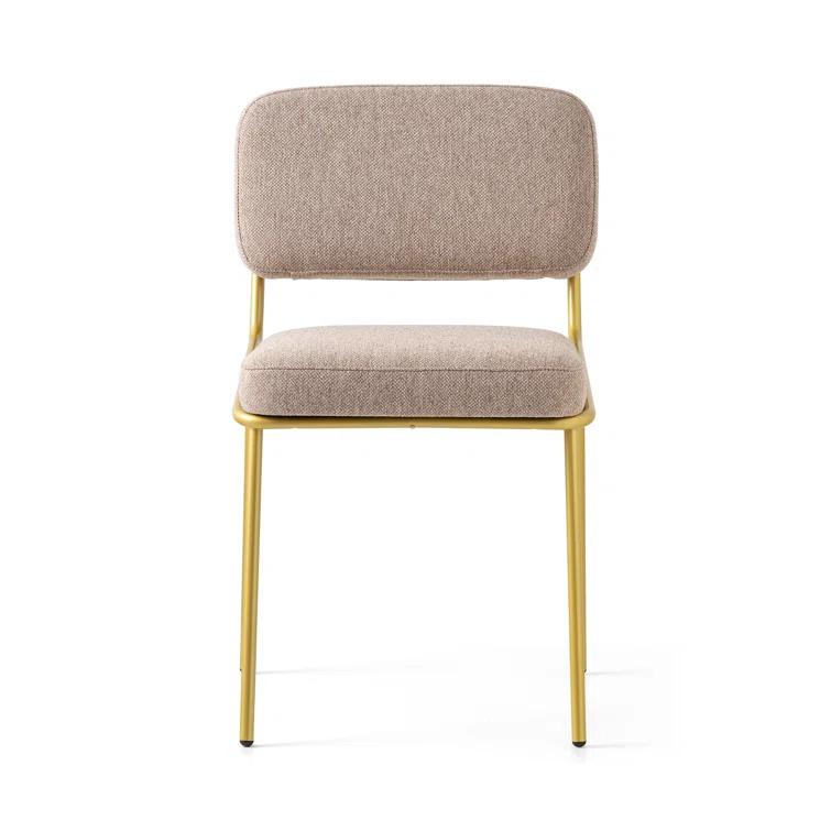 Sixty Upholstered Dining Chair with Metal Frame