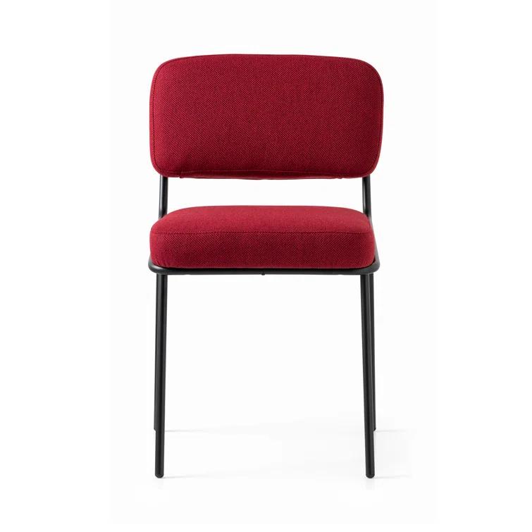Sixty Upholstered Dining Chair with Metal Frame