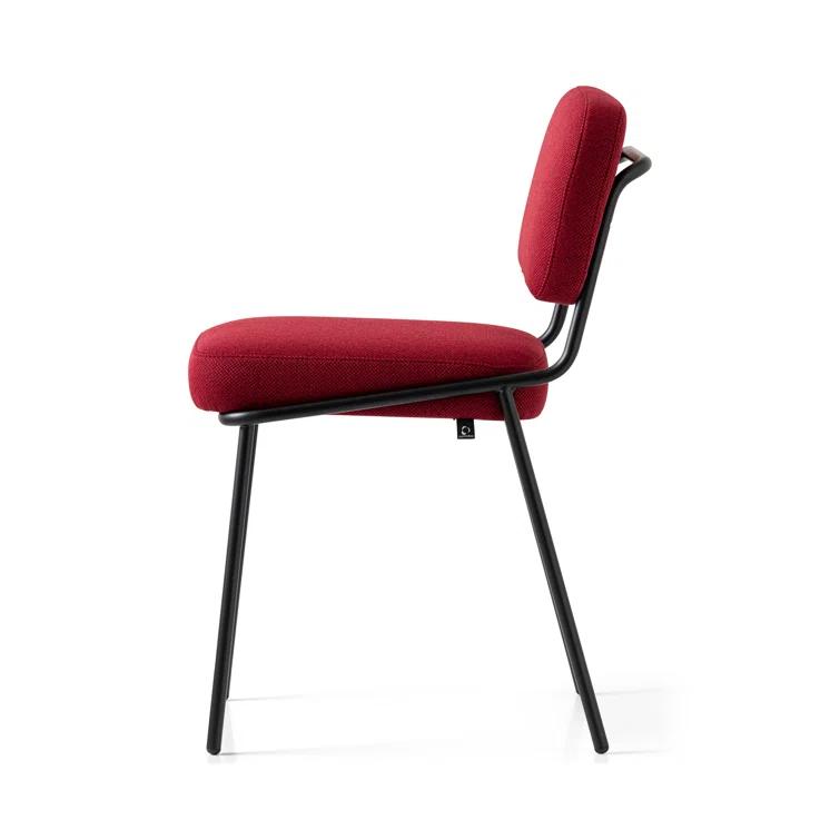 Sixty Upholstered Dining Chair with Metal Frame