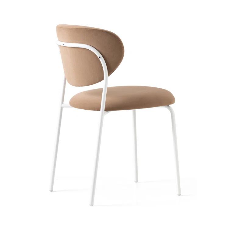 Cozy Upholstered Chair with Metal Frame