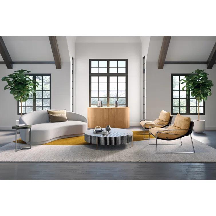 Bo Leather Accent Chair