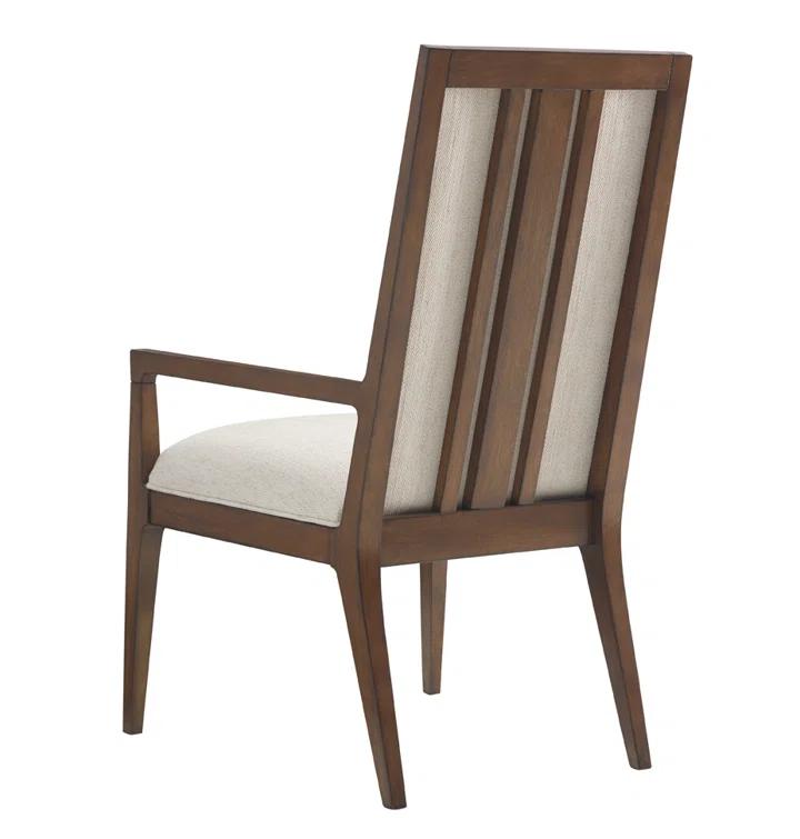 Island Fusion Natori Slat Back Arm Chair