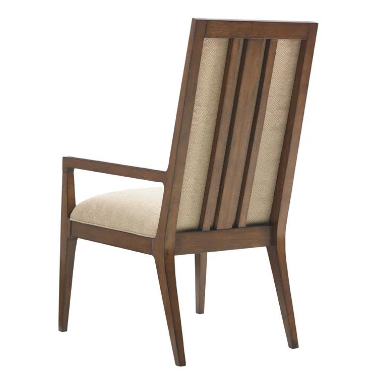 Island Fusion Natori Slat Back Arm Chair