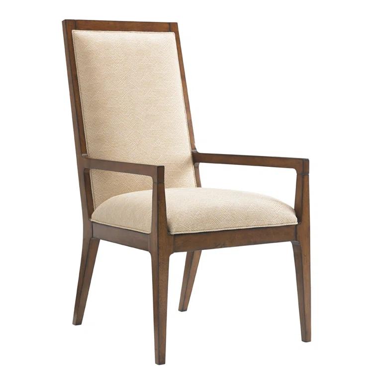 Island Fusion Natori Slat Back Arm Chair