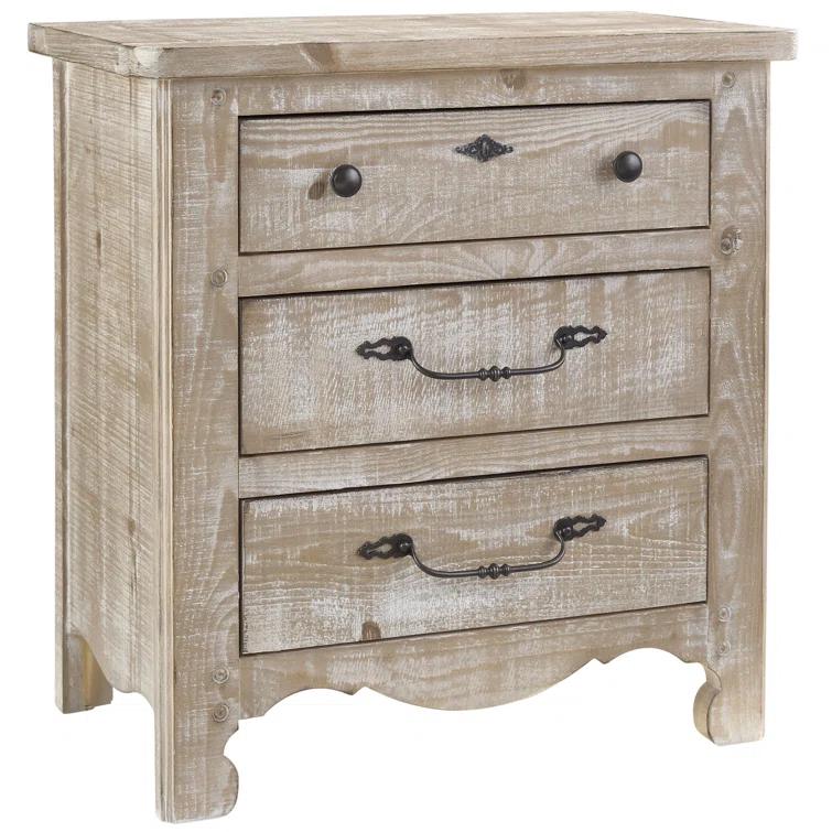 Thorin 3-Drawer Nightstand