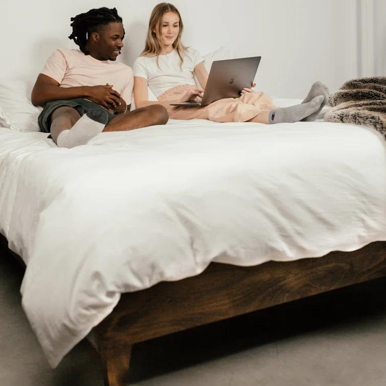 Dedrie Solid Wood Bed