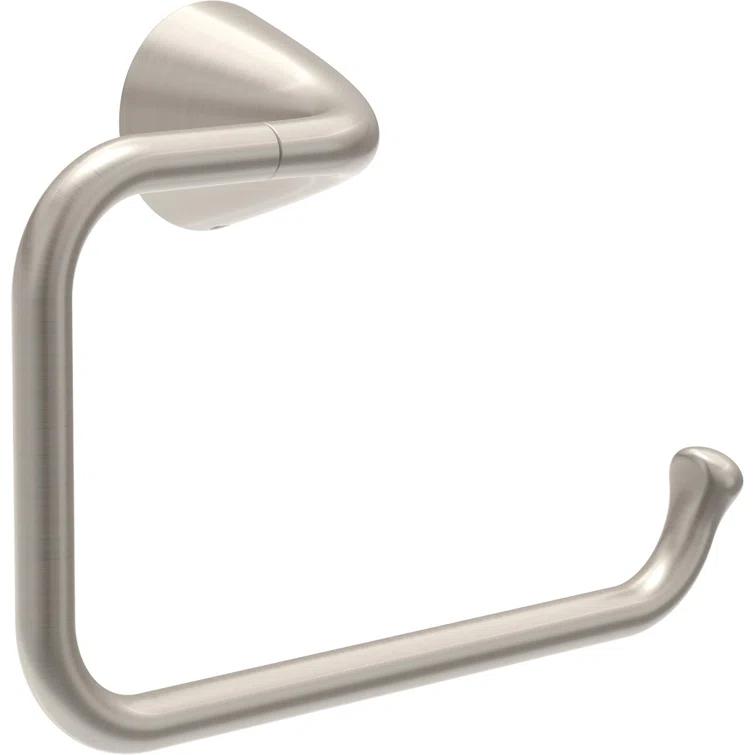 Delta Arvo Wall Mount Square Open Towel Ring Bath Hardware Accessory in Brushed Nickel ARV46-DN