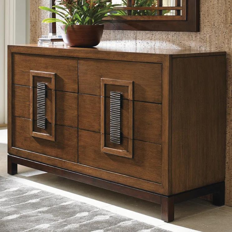 Tommy Bahama Home Island Fusion Heron Double Dresser