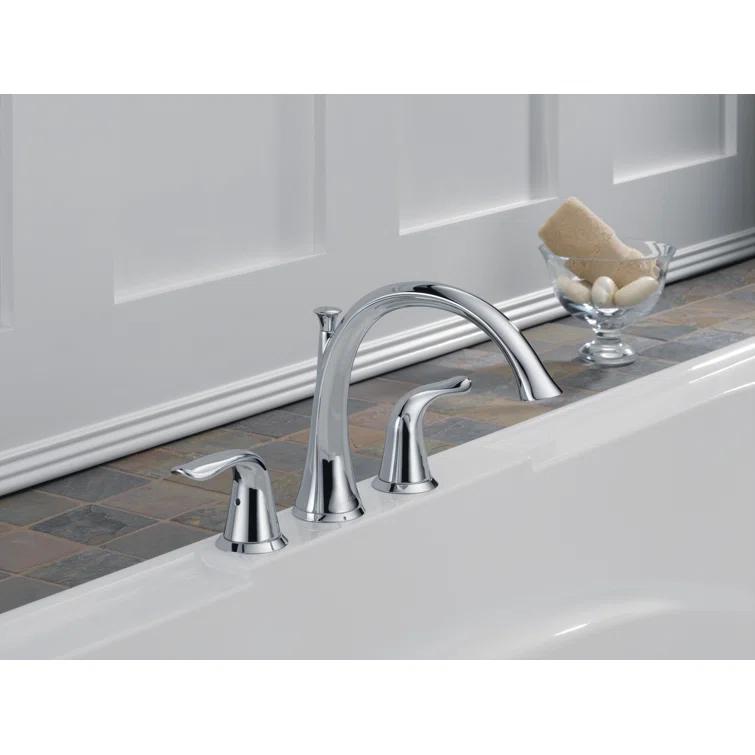 Lahara Double Handle Deck Mounted Roman Tub Faucet Trim