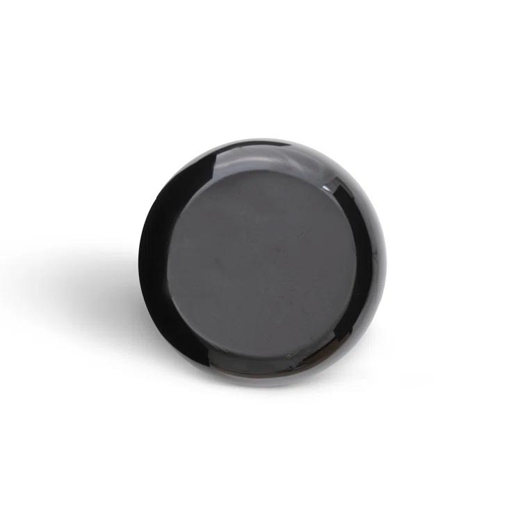 Phillips Collection River Stone Side Table, Gel Coat Black