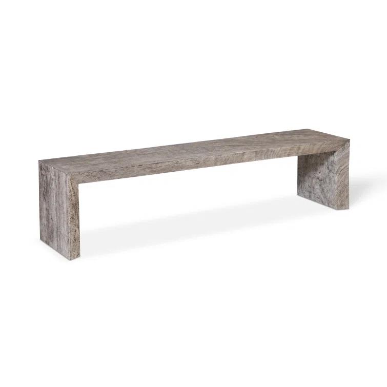 Phillips Collection Waterfall Solid Wood Bench