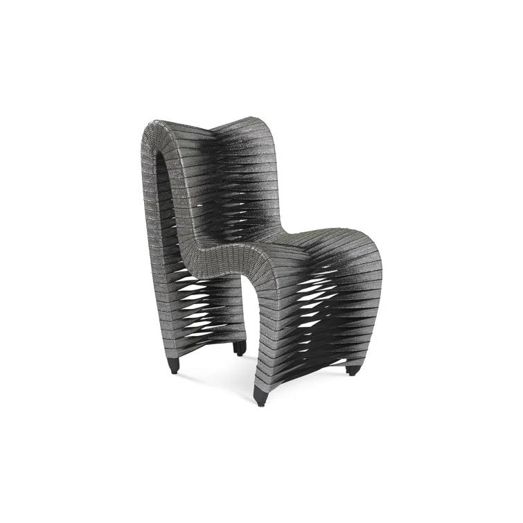 Phillips Collection Seat Belt Cotton Upholstered Side Chair