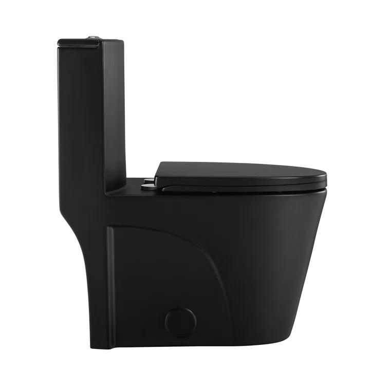 St. Tropez One Piece Elongated Toilet Dual Vortex Flush 1.6 GPF
