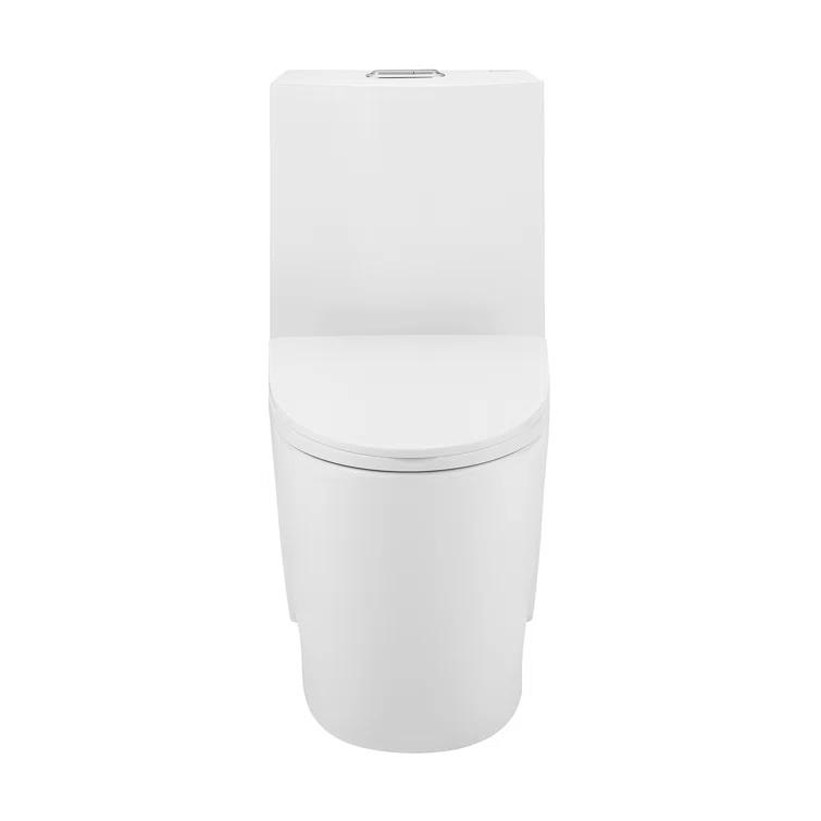 St. Tropez One Piece Elongated Toilet Dual Vortex Flush 1.6 GPF