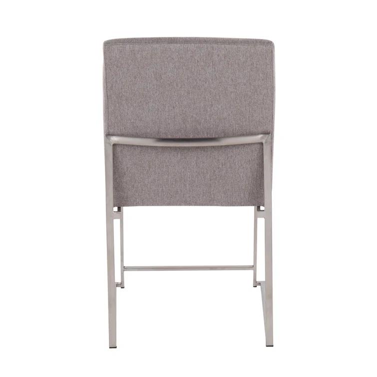 Chuyen 19.25'' H Upholstered Metal Side Chair