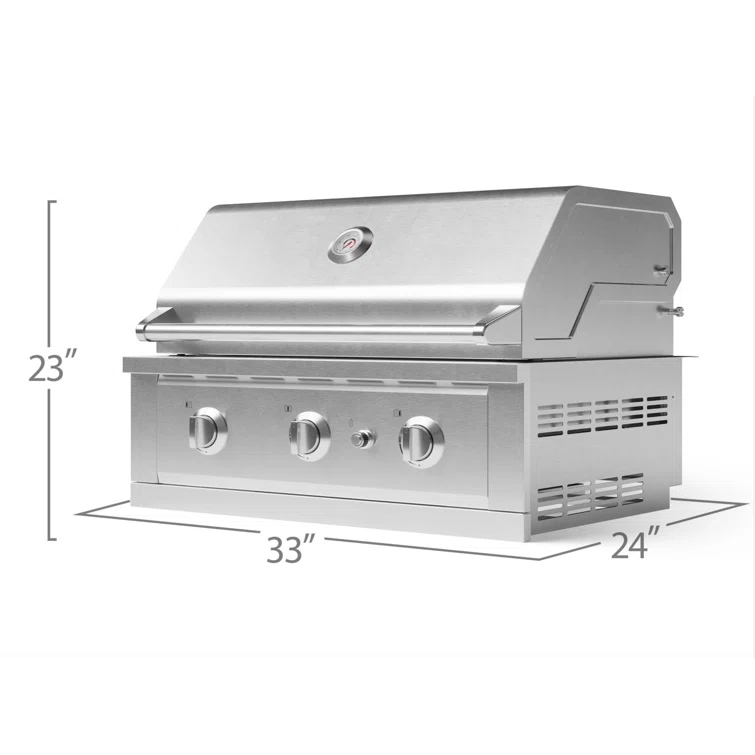 Outdoor Kitchen Performance Grill in Stainless Steel