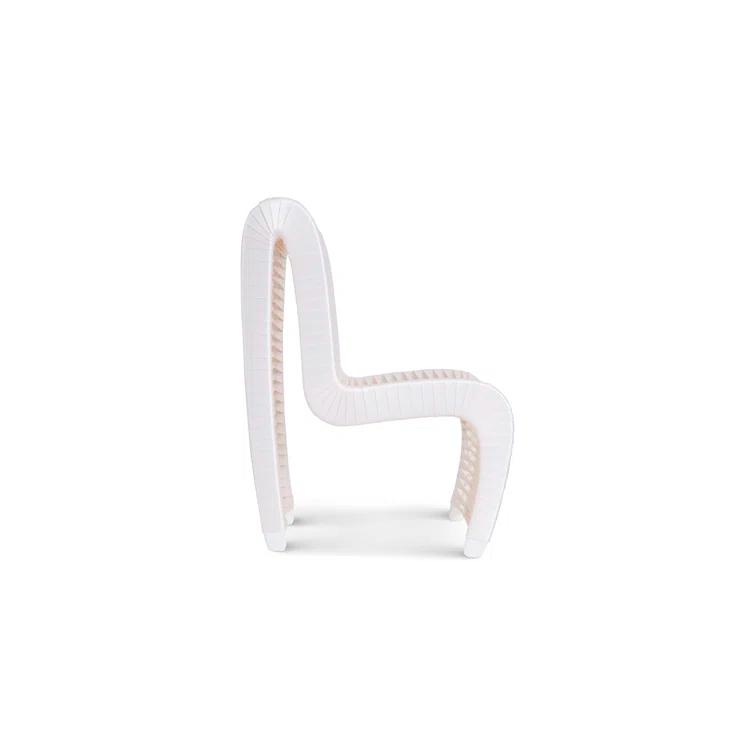 Seat Belt Cotton Upholstered Side Chair