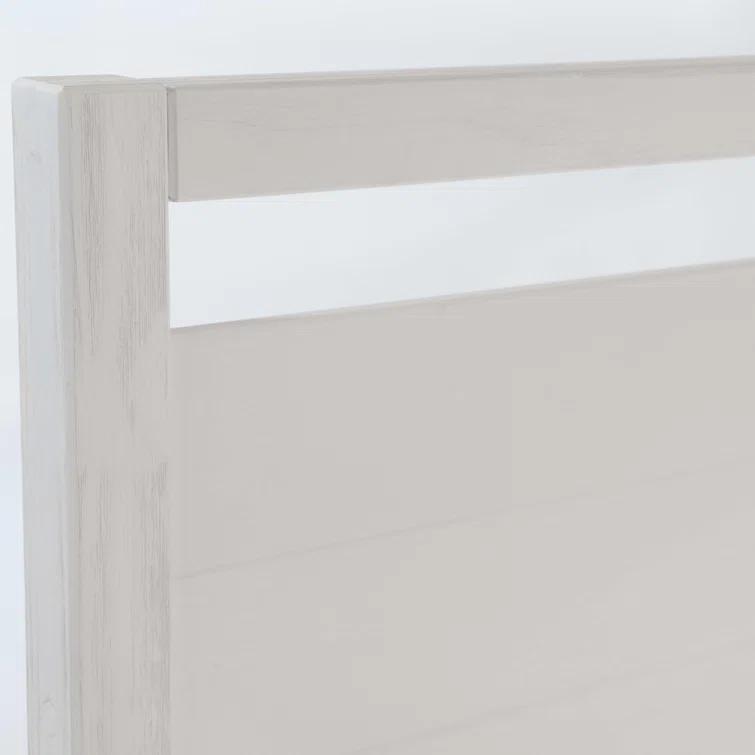 Loft Solid Wood Panel Bed