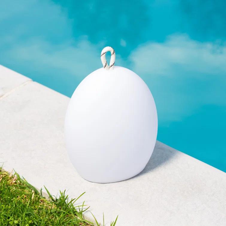 Smart & Green Amande Corde Battery Powered Integrated LED Color Changing Outdoor Table Lamp