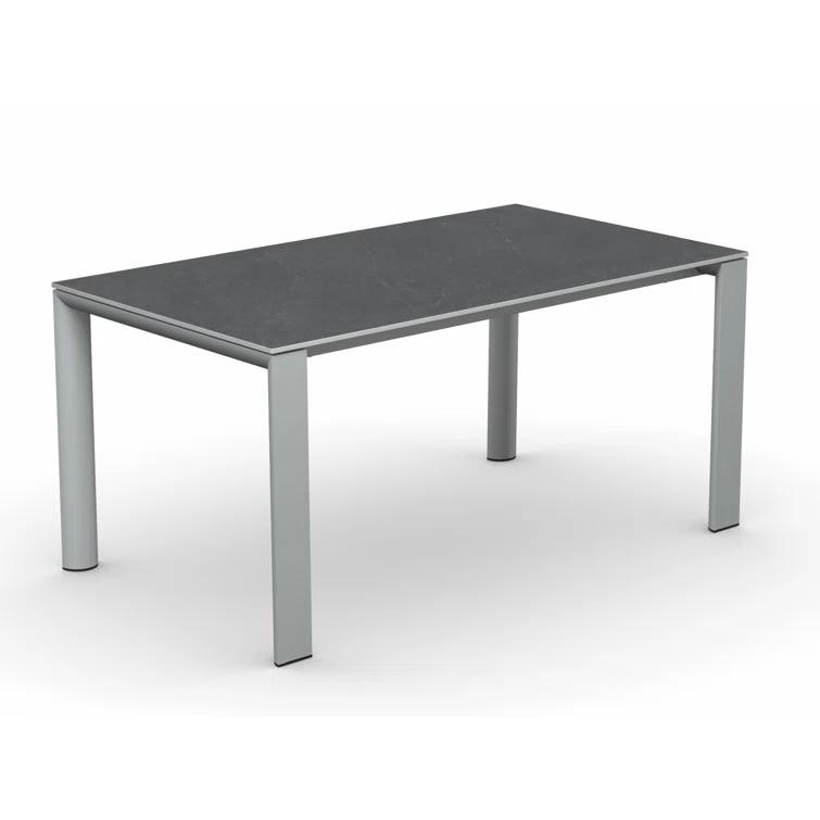 Dorian Extending Outdoor Dining Table with Metal Frame