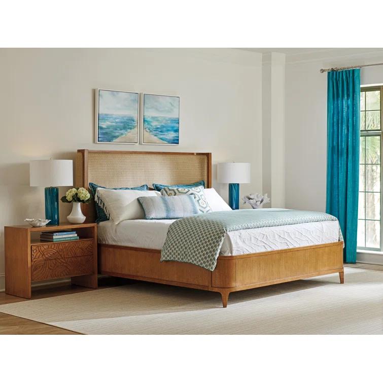 Tommy Bahama Home Palm Desert Villa Park Upholstered Bed