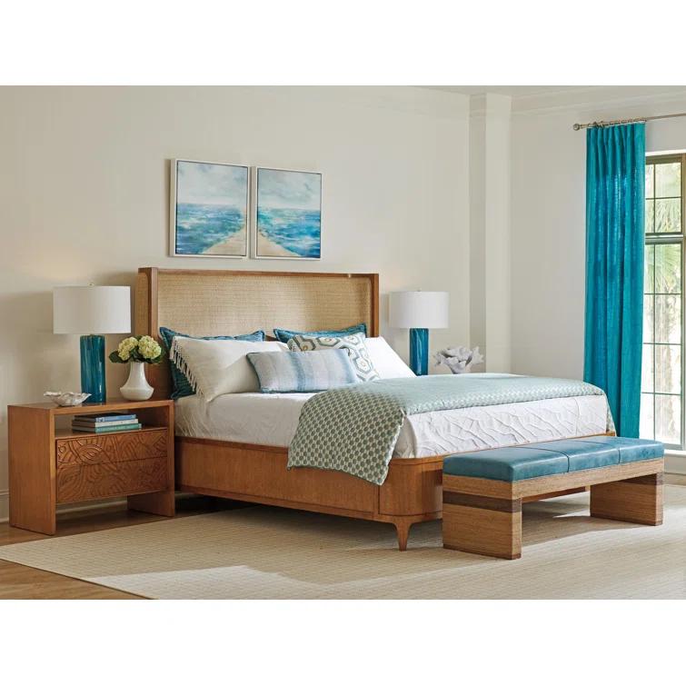 Palm Desert Rosemead Wicker Bench