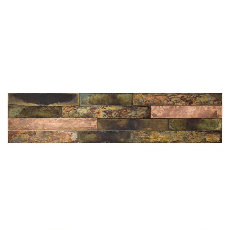Metal Peel and Stick Mosaic Tile