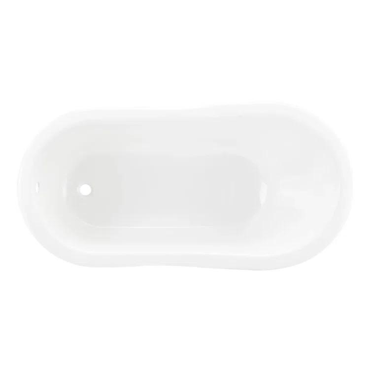Callaway 61" Clawfoot Soaking Cast Iron Bathtub