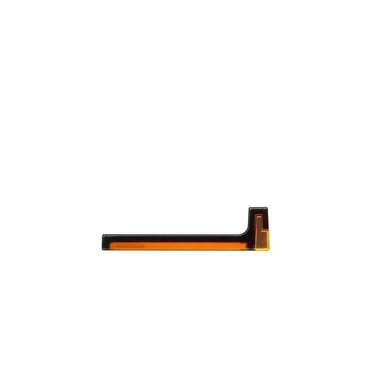 Amber Transparent Methacrylate Floating Wall Shelf