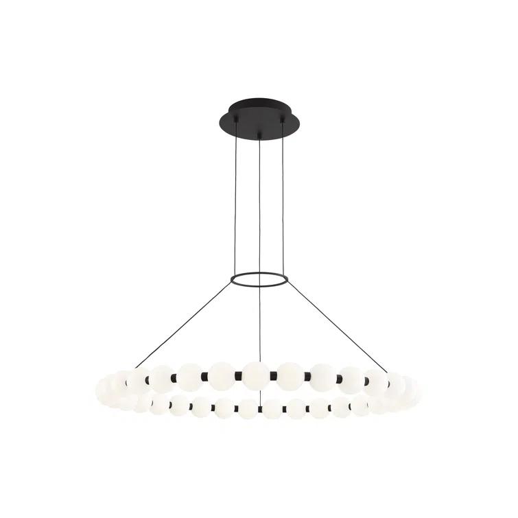 Caterina Chandelier - Black / 36"Dia