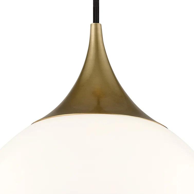 Kegan Single Light Glass Dimmable Pendant