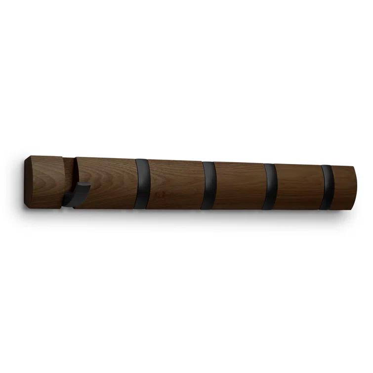 Flip 5 - Hook Solid Wood Coat Rack