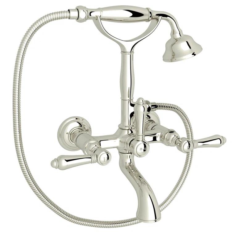 Country Exposed Wall Mount Tub Filler