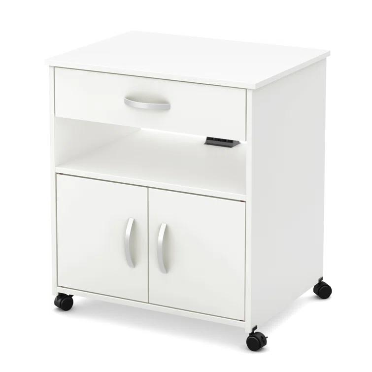 Axess 29.25'' H x 26.75'' W 2 - Cabinet Utility Cart with Wheels
