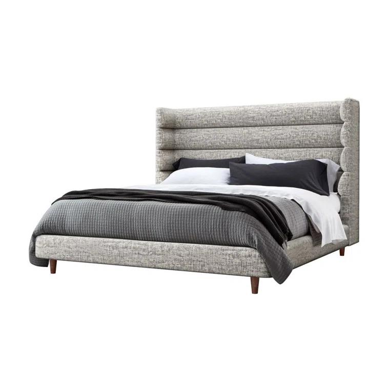 Ornette Upholstered Wingback Bed