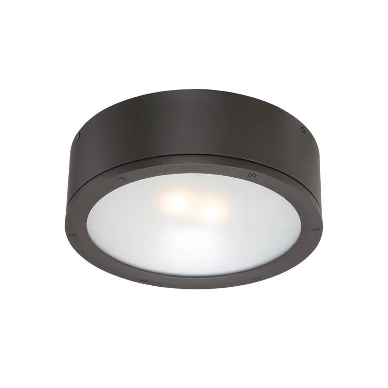 Tube Glass Flush Mount
