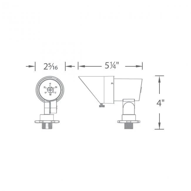 Low Voltage Integrated LED Metal Spotlight