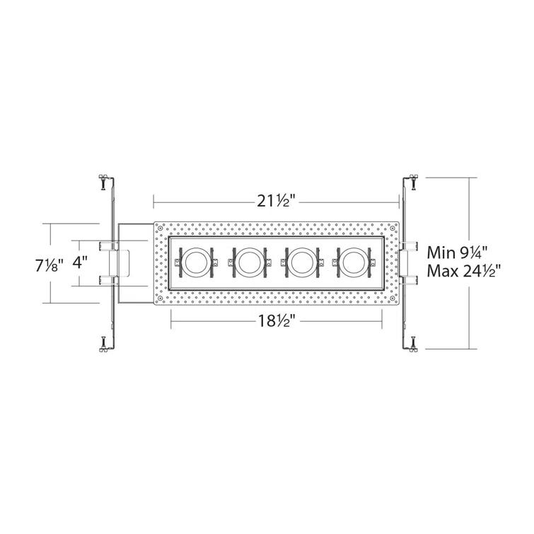 Silo Air-Tight Recessed Lighting Housing for New Construction