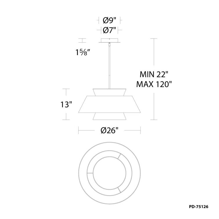 Rena 1 - Light LED Pendant