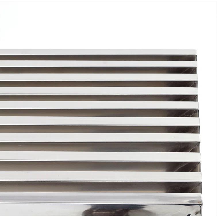 Modway Stainless Steel Modern Gridiron Console Table by Modway