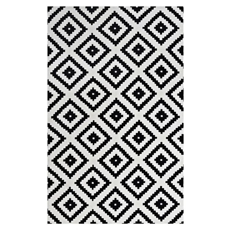 Modway Alika Abstract Diamond Trellis Area Rug
