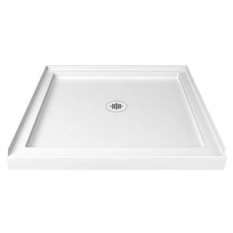 Aqua-Q Fold 36 W X 36 D X 76.75 H Frameless Square Shower Kit