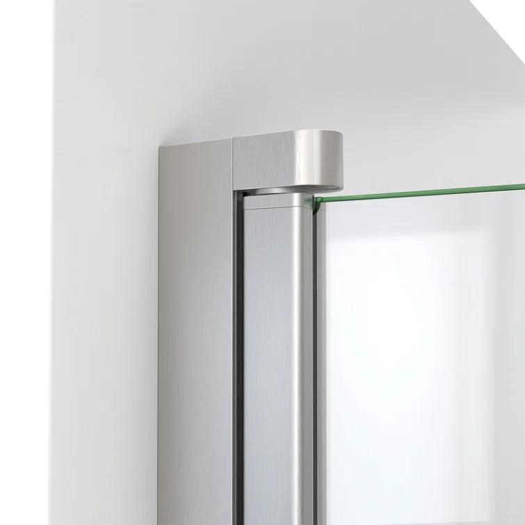 Aqua-Q Fold 36 W X 36 D X 76.75 H Frameless Square Shower Kit