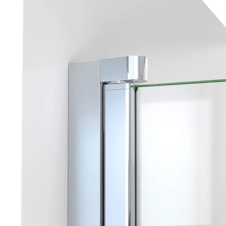 Aqua-Q Fold 36 W X 36 D X 76.75 H Frameless Square Shower Kit
