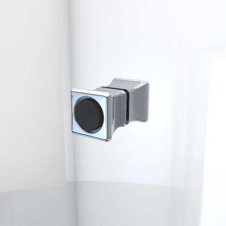 Aqua-Q Fold 36 W X 36 D X 76.75 H Frameless Square Shower Kit