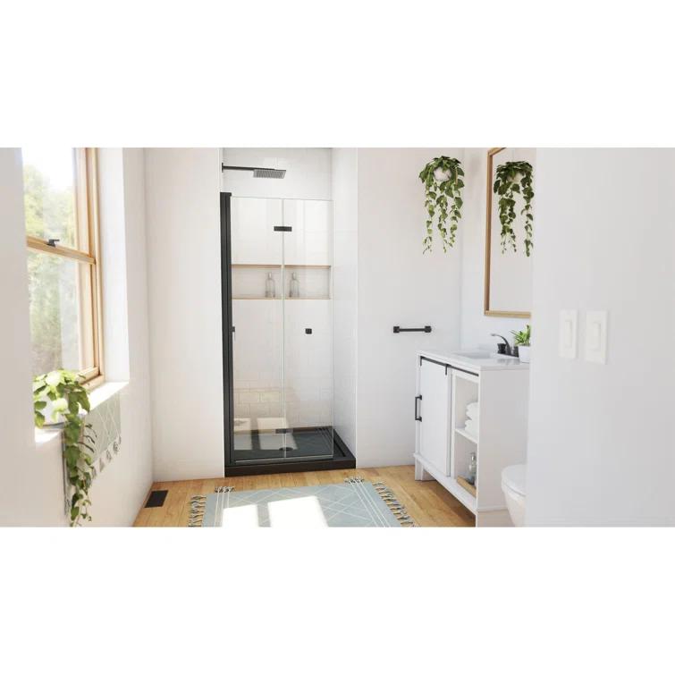 Aqua-Q Fold 36 W X 36 D X 74.75 H Frameless Square Shower Enclosure