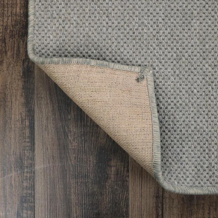 Crowe Hand Loomed Performance Wool Gray Area Rug