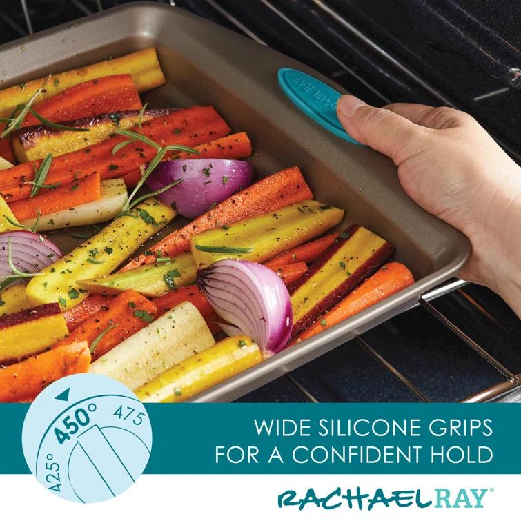 Rachael Ray Cucina Nonstick Baking Pans / Bakeware Set, 4 Piece
